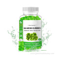 Private Label Organic Fruit Flavor Sea Moss Diet Supplement Sea Moss Gummies Candy for Immunity System Support